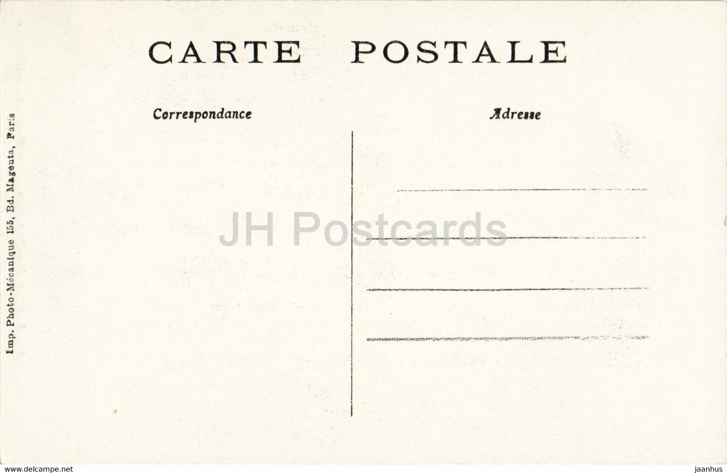 Paris - Jardin des Plantes - La Fontaine Cuvier - 288 - carte postale ancienne - France - inutilisée