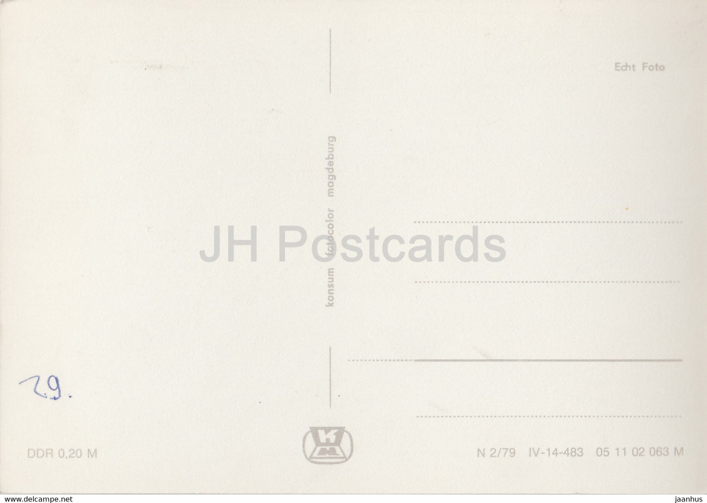 Steinbach Langenbach - Sommerbuhne - Germany DDR - unused