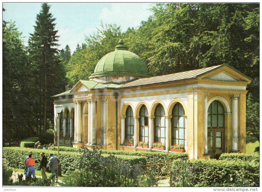Forest source - Marianske Lazne - Marienbad - Czechoslovakia - Czech - used 1975 - JH Postcards