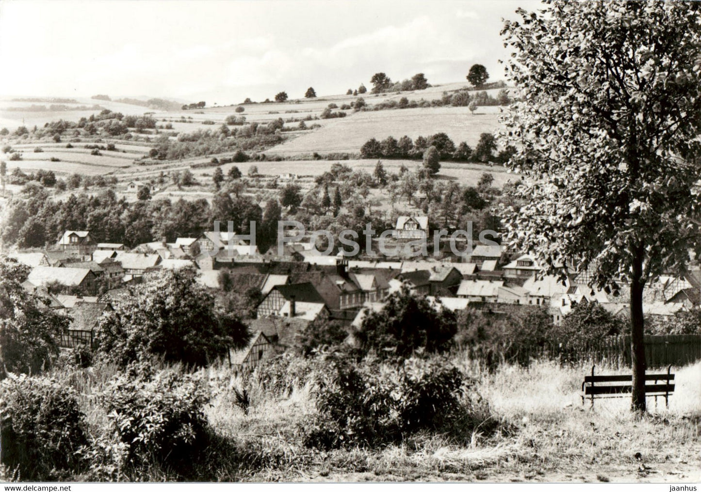 Farnroda - Blick vom Rehberg - Germany DDR - used - JH Postcards