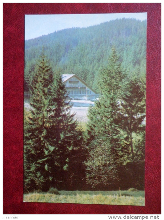 hotel Smerichka - Carpathians - 1978 - Ukraine USSR - unused - JH Postcards