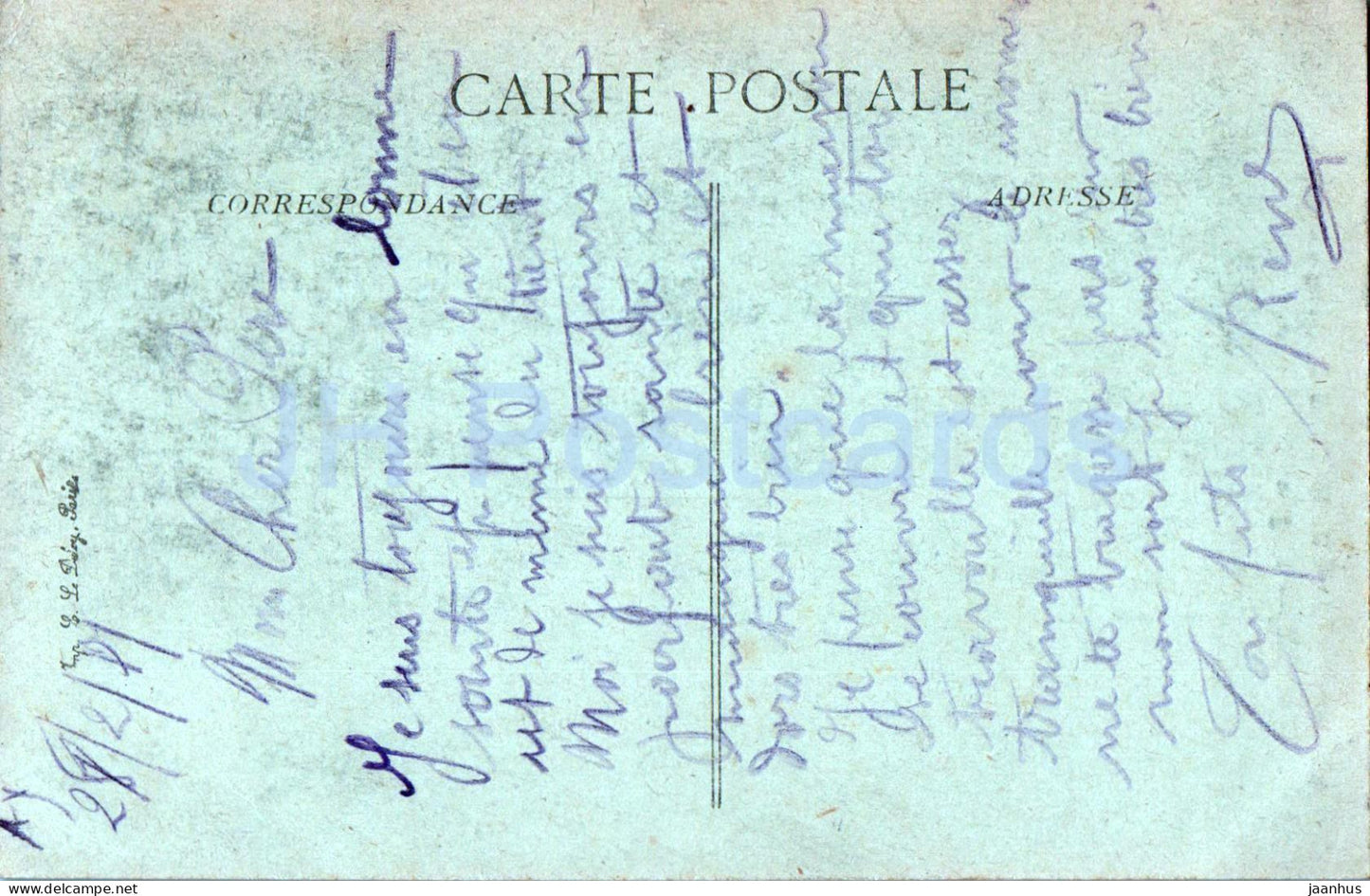 Ay Champagne - L'Eglise - La Champagne Illustree - 1 - église - carte postale ancienne - France - occasion 