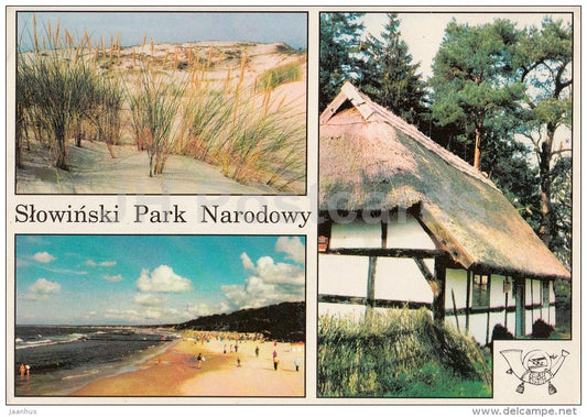 dunes - Baltic Sea - open-air museum - Slowinski National Park - Poland - unused - JH Postcards