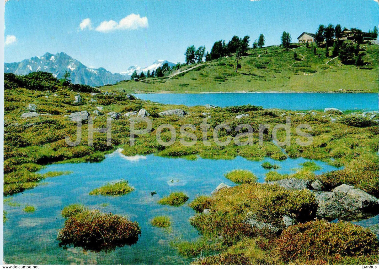 Le petit lac et le Restaurant du Tracouet sur Nendaz - 13119 - 1971 - Switzerland - used - JH Postcards