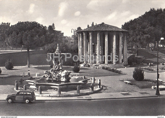Roma - Rome -Tempio di Vesta - Vesta's Temple - car - 1968 - Italy - used - JH Postcards