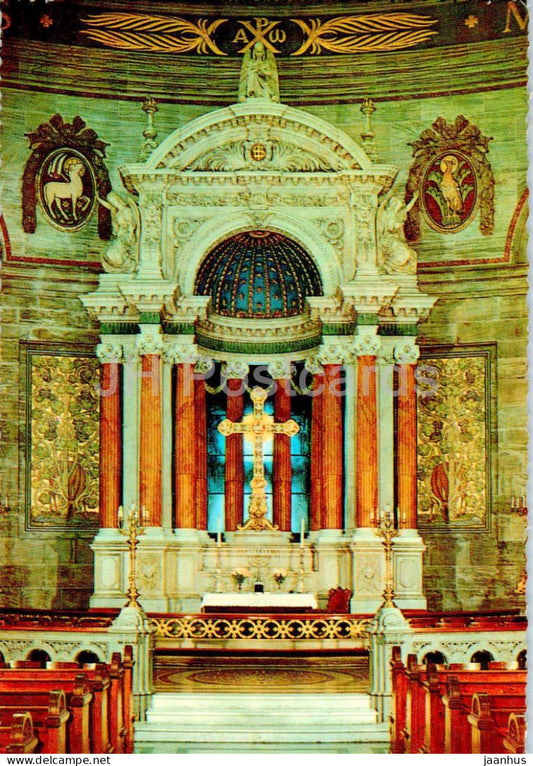 Copenhagen - Kobenhavn - Marmorkirken - Altertavlen - The Marble Church - Altar piece - 989/49 - 1970 - Denmark - used - JH Postcards