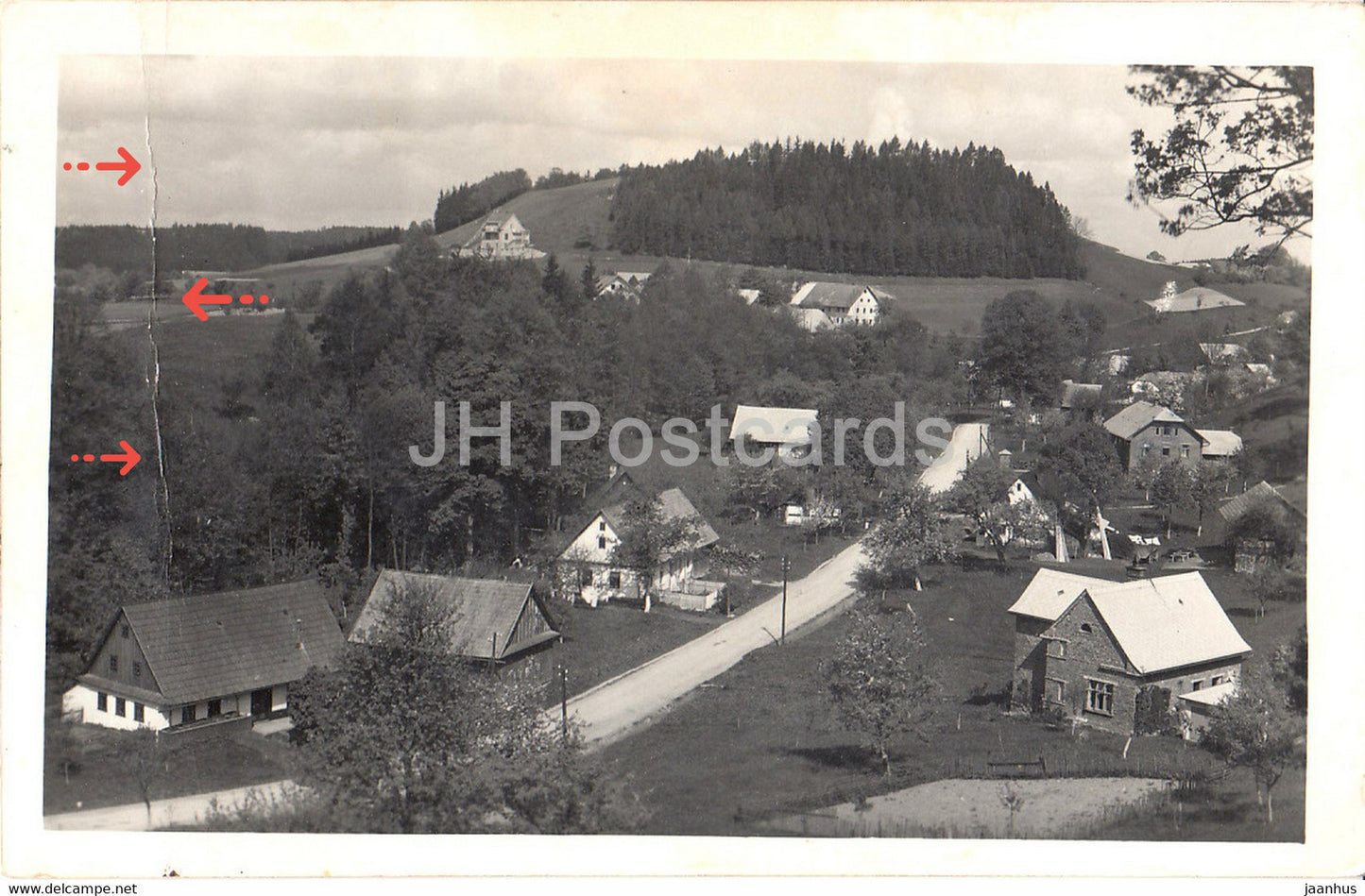 Zajeciny - Krejsuv kopec - old postcard - Czech Republic - used - JH Postcards
