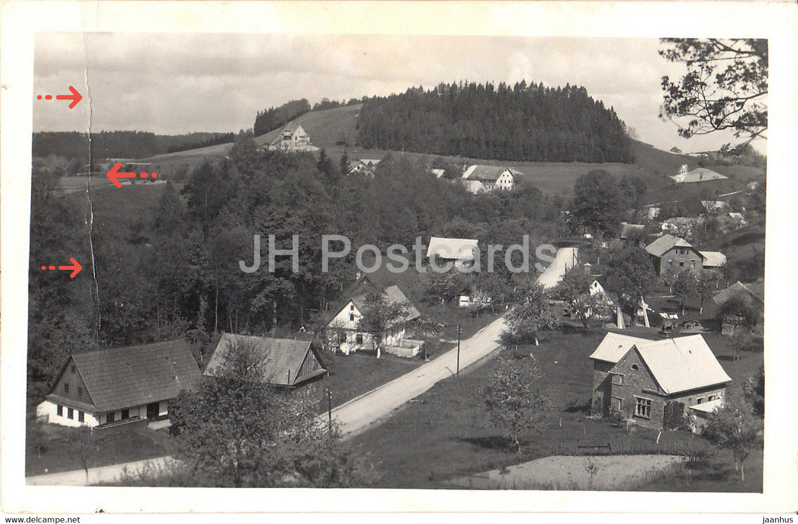 Zajeciny - Krejsuv kopec - old postcard - Czech Republic - used - JH Postcards