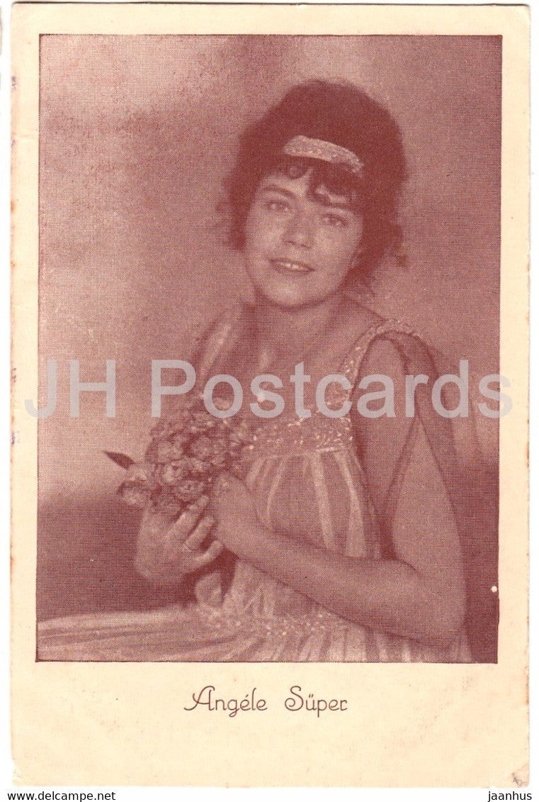 Angele Super - woman - movie ? - Film - old postcard - Germany - unused - JH Postcards