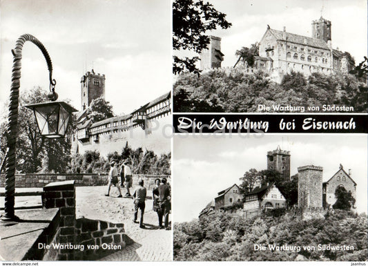 Die Wartburg bei Eisenach - castle - 1983 - Germany DDR - used - JH Postcards