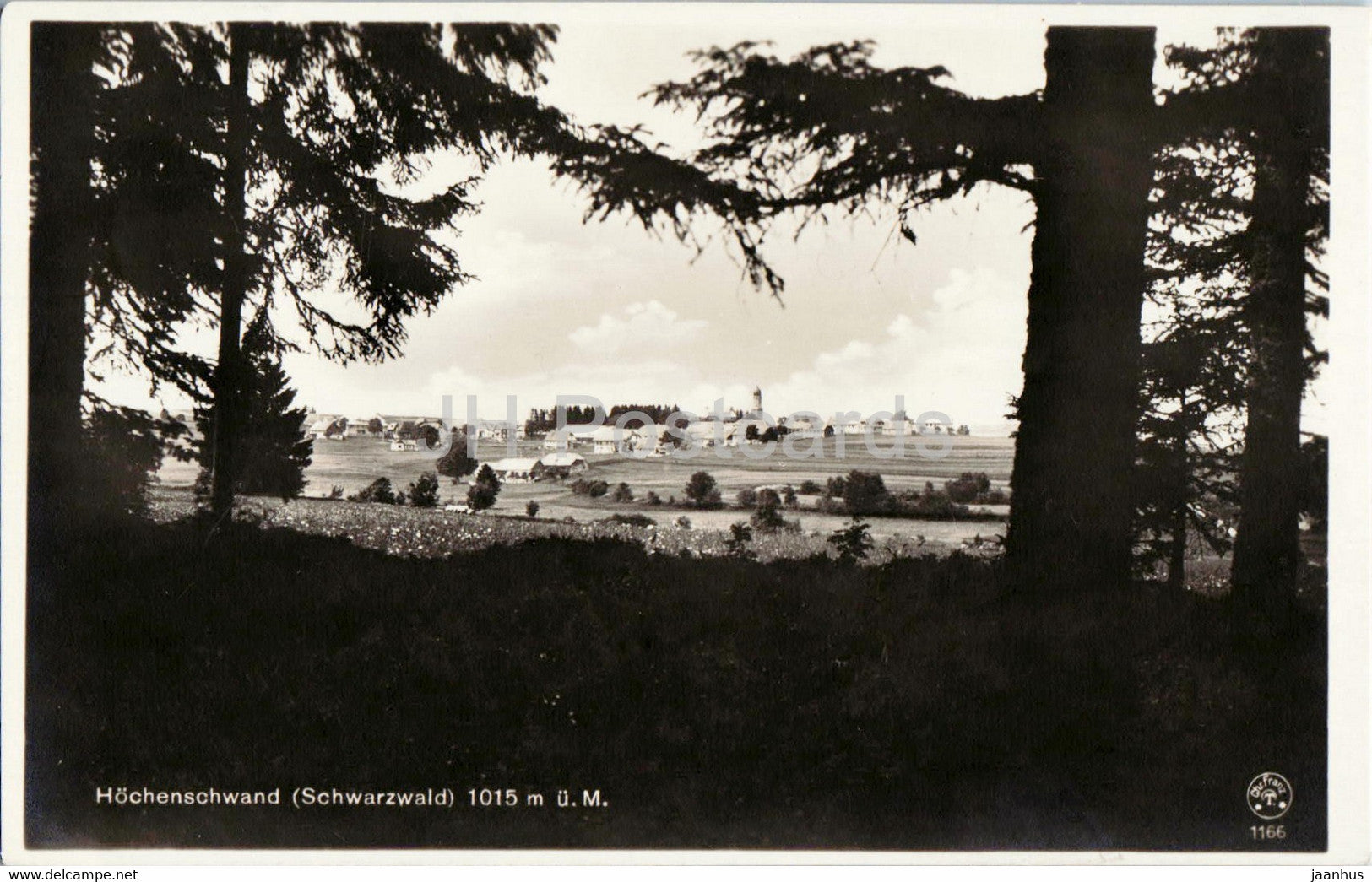 Hochenschwand - Schwarzwald - 1015 m - Kurhaus Hohenschwand - old postcard - 1928 - Germany - used - JH Postcards