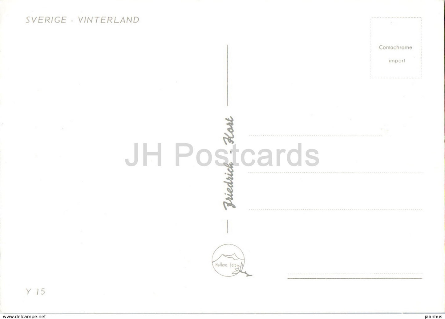 Sverige - Vinterland - Schweden - unbenutzt