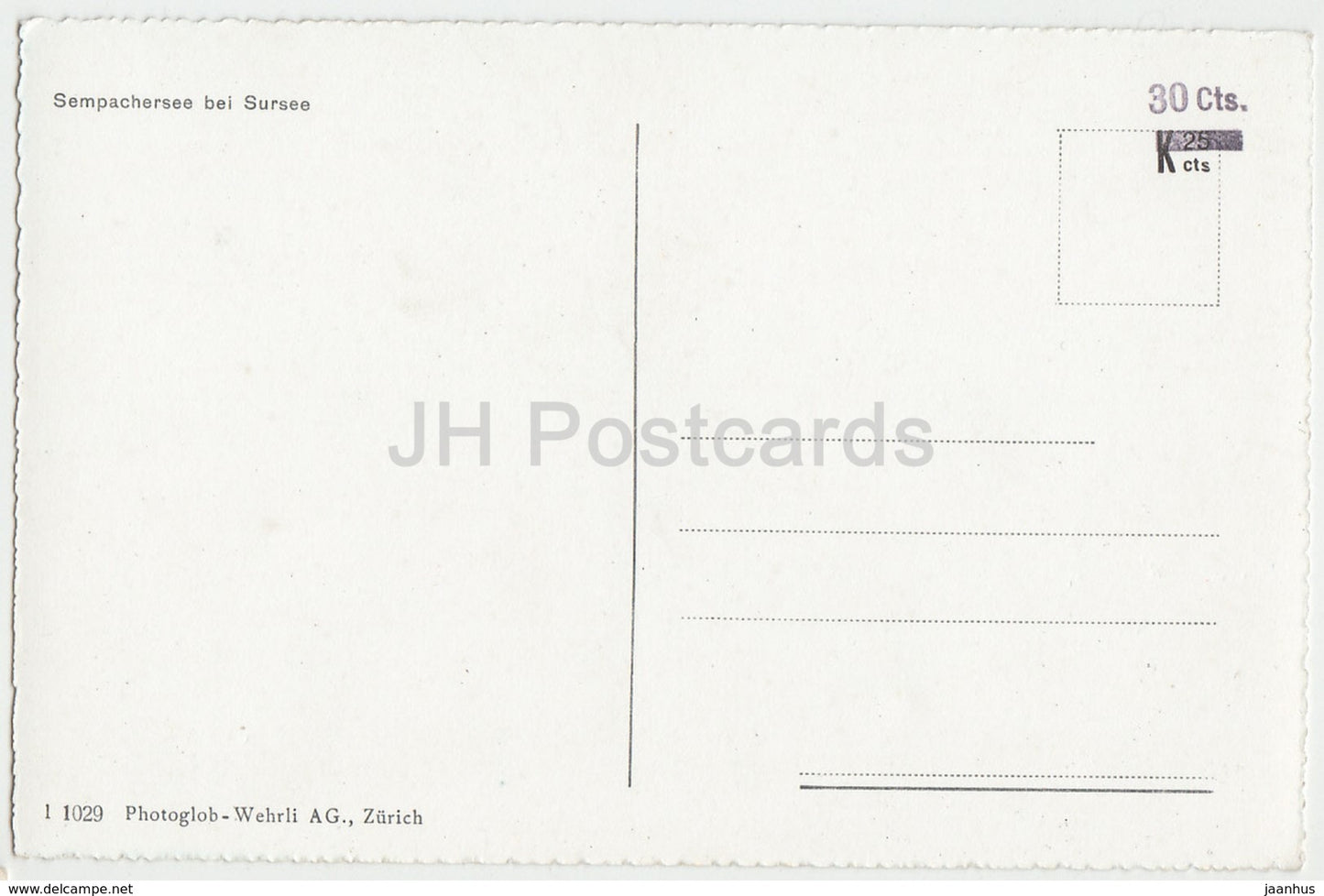 Sempachersee bei Sursee - Switzerland - unused