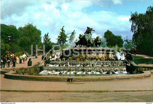 Copenhagen - Kobenhavn - Gefion Springvand - Gefion Fountain - 2000-24 - Denmark - unused - JH Postcards
