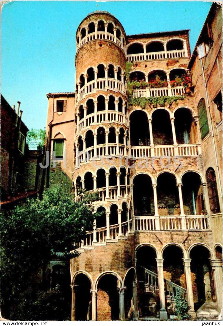 Venezia - Venice - Palazzo Contarini - Scala detta del Bovolo - palace - staircase - 232 - 1974 - Italy - used - JH Postcards