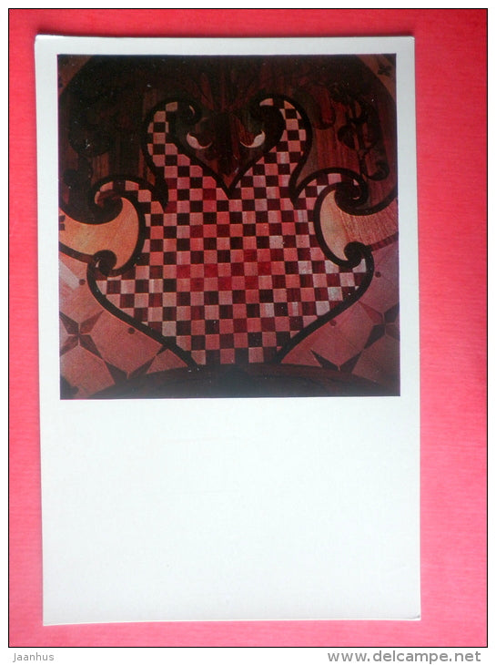 Georgievsky Hall . A Fragment of the composed parquet - Grand Kremlin Palace - Moscow - 1967 - Russia USSR - unused - JH Postcards