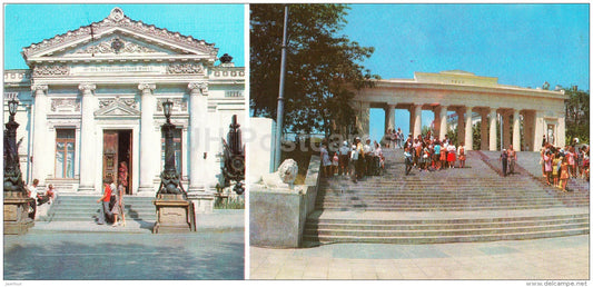 Black Sea Fleet Museum - Count's quay - Sevastopol - Crimea - 1980 - Ukraine USSR - unused - JH Postcards