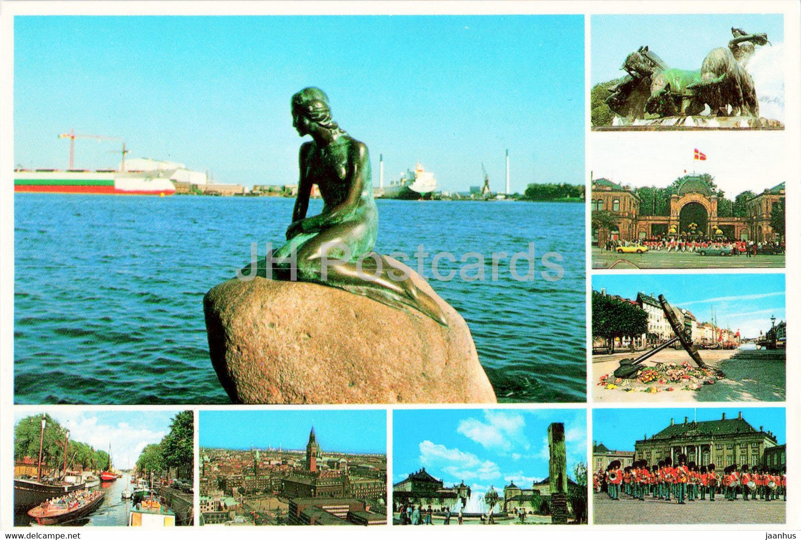 Copenhagen - Little Mermaid - multiview - 2000-37 - 1986 - Denmark - used - JH Postcards