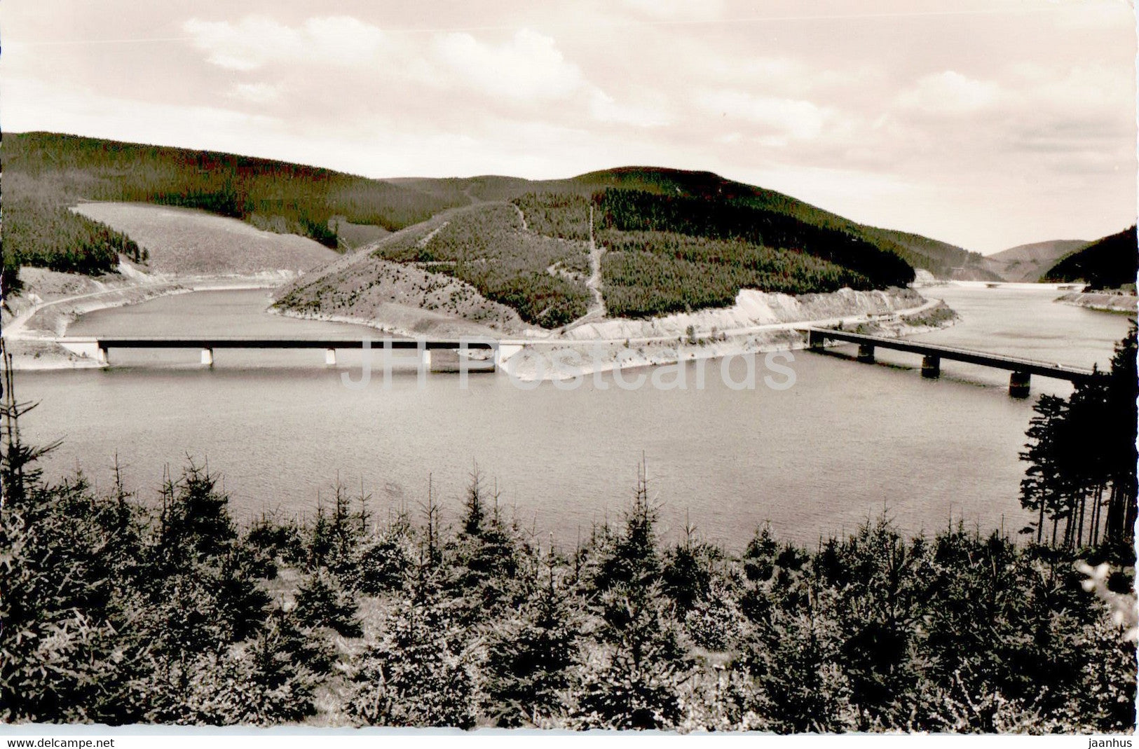 Okertalsperre im Harz - old postcard - Germany - unused - JH Postcards
