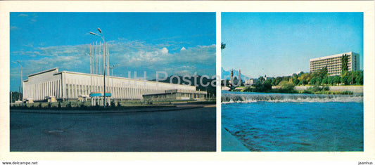Ordzhonikidze - Vladikavkaz - Palace of Sports - hotel - North Ossetia - 1978 - Russia USSR - unused - JH Postcards