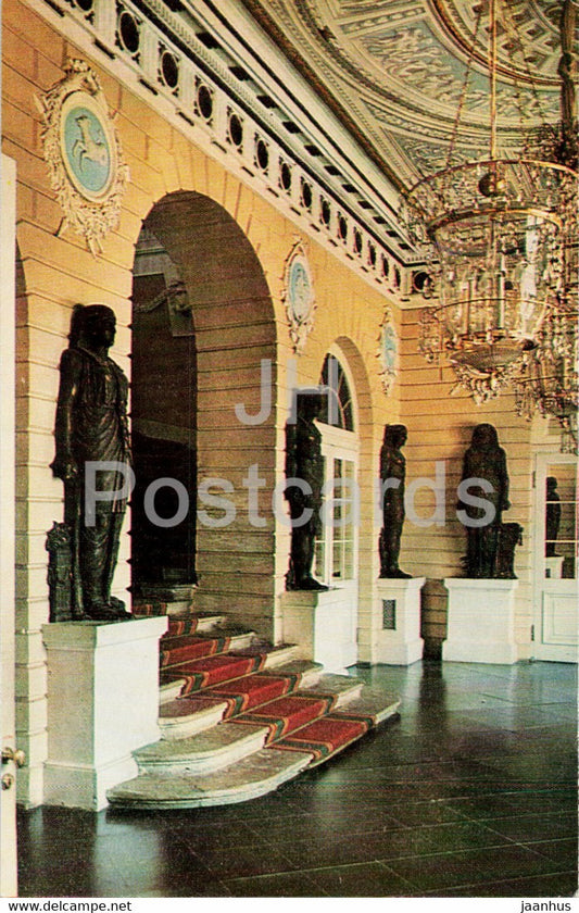 The Pavlovsk Palace - The Egyptian Vestibule - 1976 - Russia USSR - unused - JH Postcards