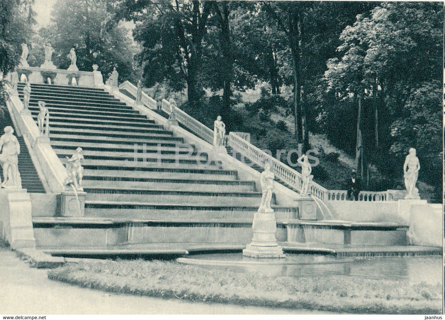 Marly Cascade (Golden Hill) - Petrodvorets reborn from the ashes - 1970 - USSR Russia - unused - JH Postcards