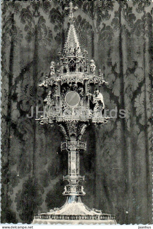 Tossa de Mar - Costa Brava - Iglesia Parroquial de San Vicente - church - old postcard - Spain - unused - JH Postcards