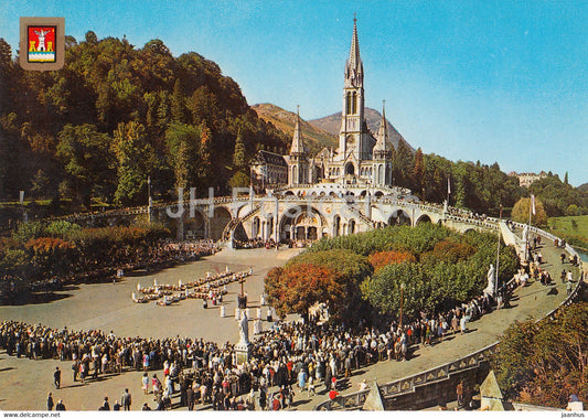 Lourdes - Les Malades assistant au Chemin de Croix - The sick and the Cross way - France - unused - JH Postcards