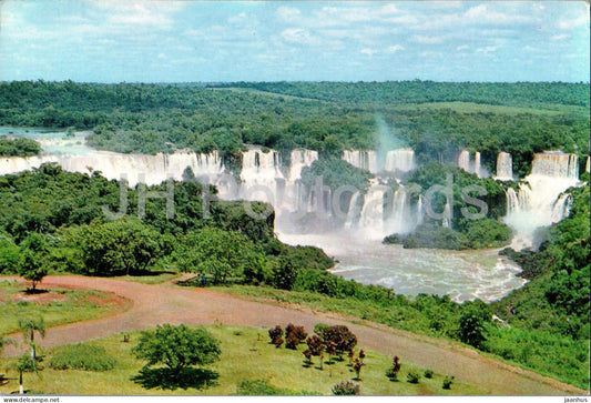 Cataratas Do Rio Iguacu - Iguazu Falls - 1989 - Brazil - used - JH Postcards