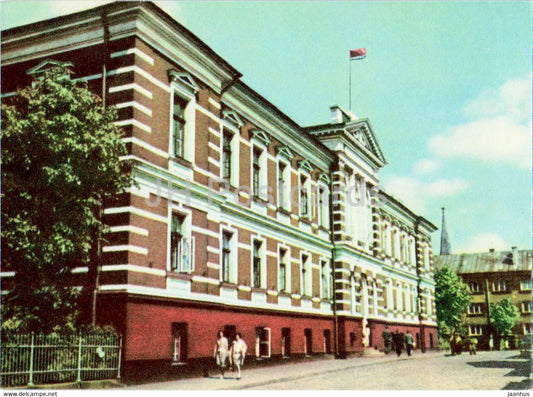 Liepaja - Building of the Executive Committee of ther Town Soviet - 1963 - Latvia USSR - unused - JH Postcards