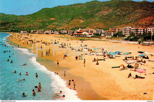 A view from Alanya - beach - 140 - Turkey - unused - JH Postcards
