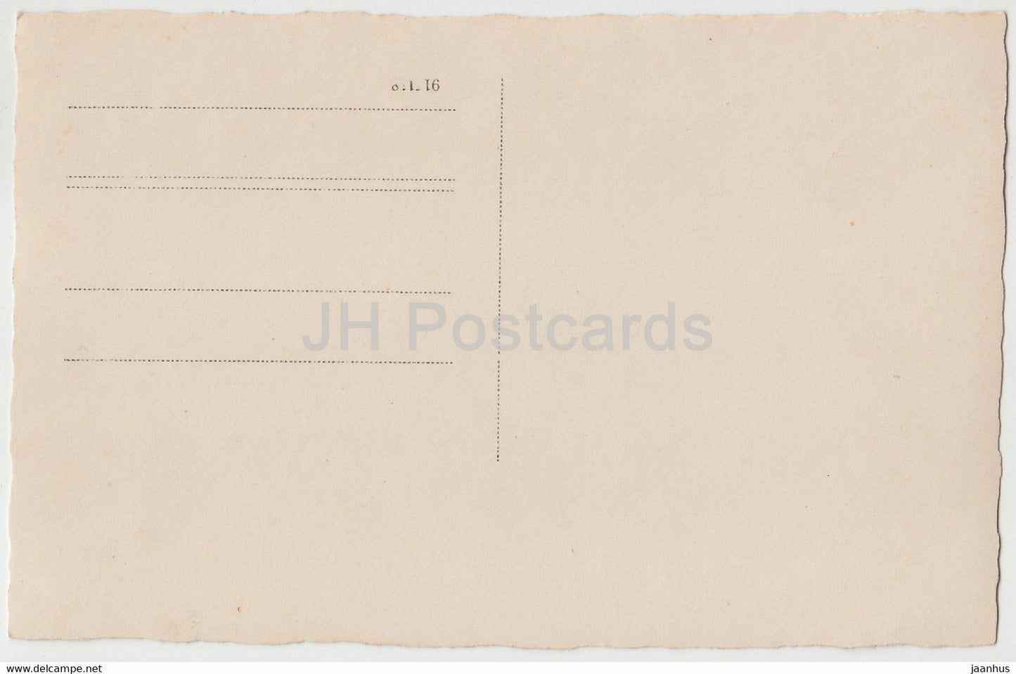 women - photo - old postcard - unused