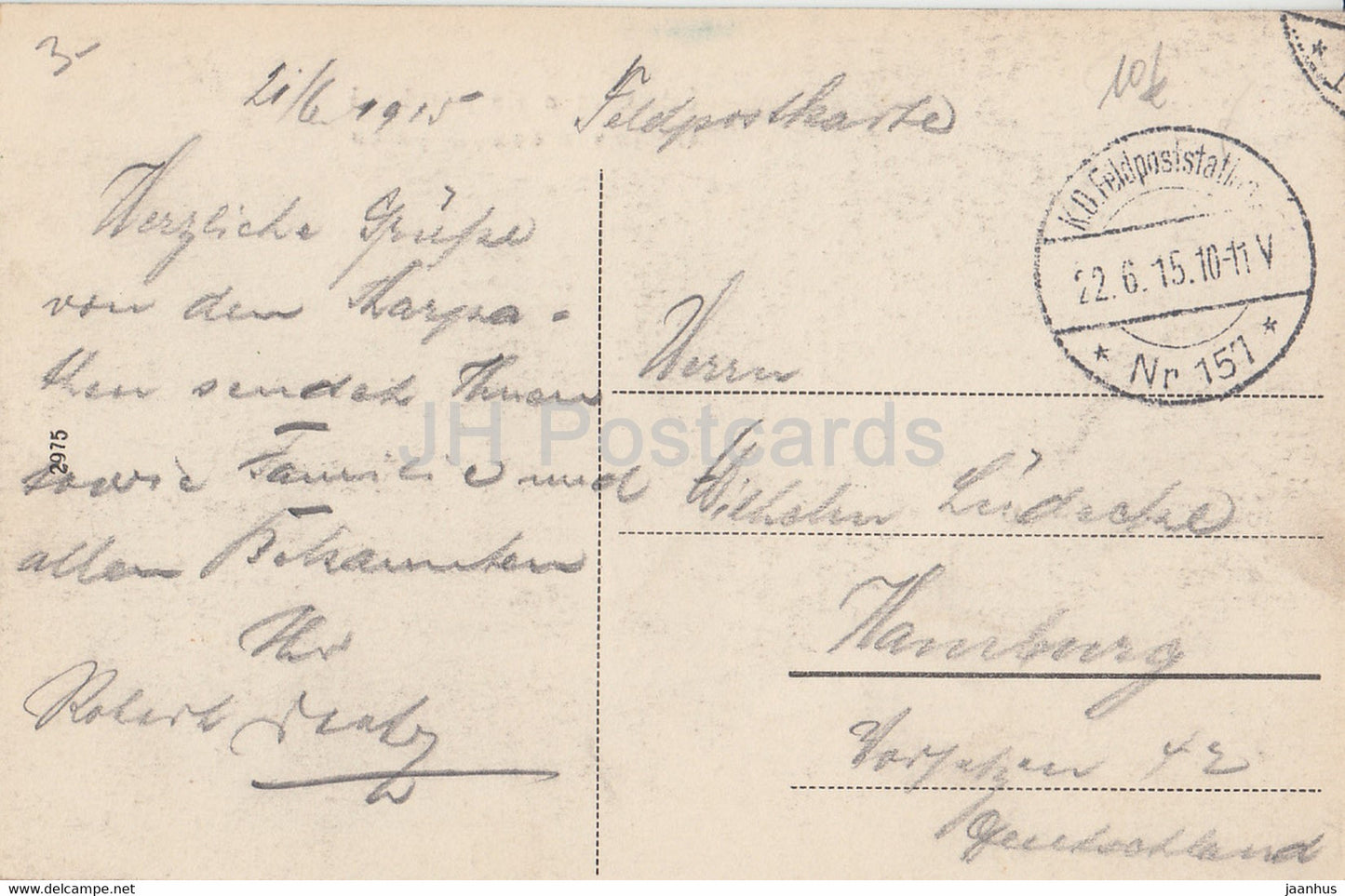 Udvozlet a Karpatokbol - Gruss von den Karpaten - Carpates - Feldpost - carte postale ancienne - 1915 - Hongrie - utilisé