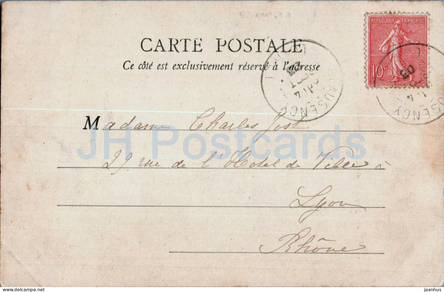 Beaugency - Vieille Tour dite de Cesar - Old Tower called Caesar - old postcard - 1903 - France - used