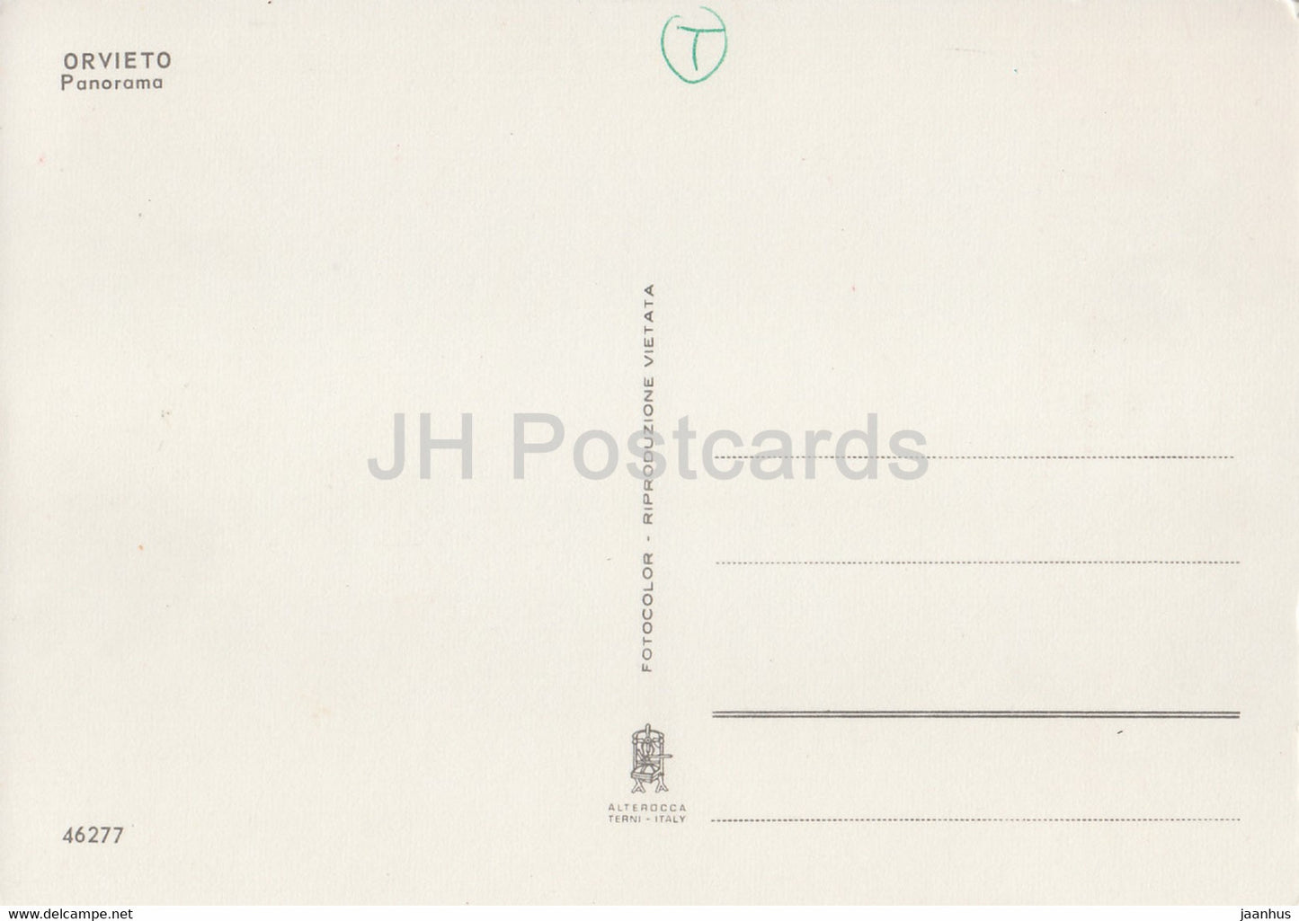 Orvieto - panorama - 46277 - Italy - unused