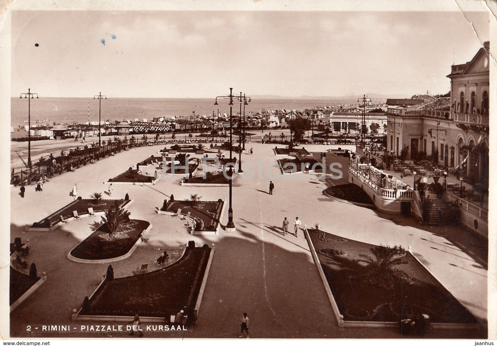 Rimini - Piazzale del Kursaal - 2 - Italy - 1934 -used - JH Postcards