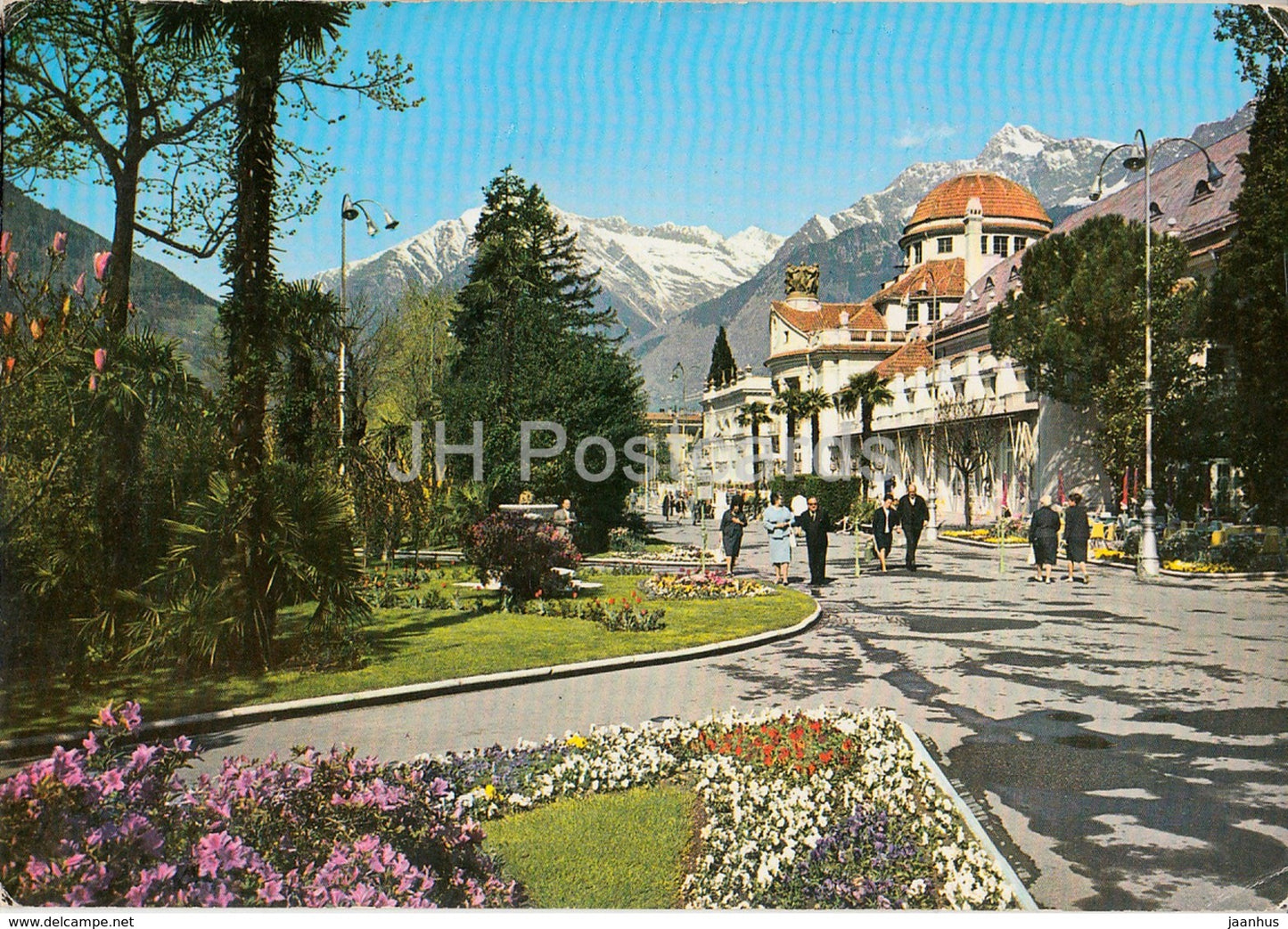 Meran 311 m - Merano - Kurpromenade mit Kurhaus - spa - Italy - 1971 - used - JH Postcards