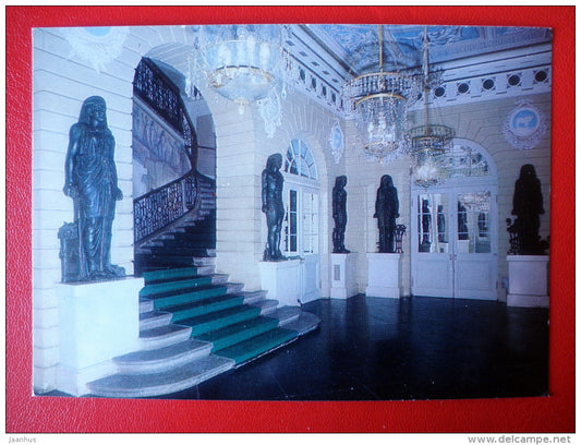 The Egyptian Vestibule - Interior Decoration - Palace Museum in Pavlovsk - 1977 - Russia USSR - unused - JH Postcards
