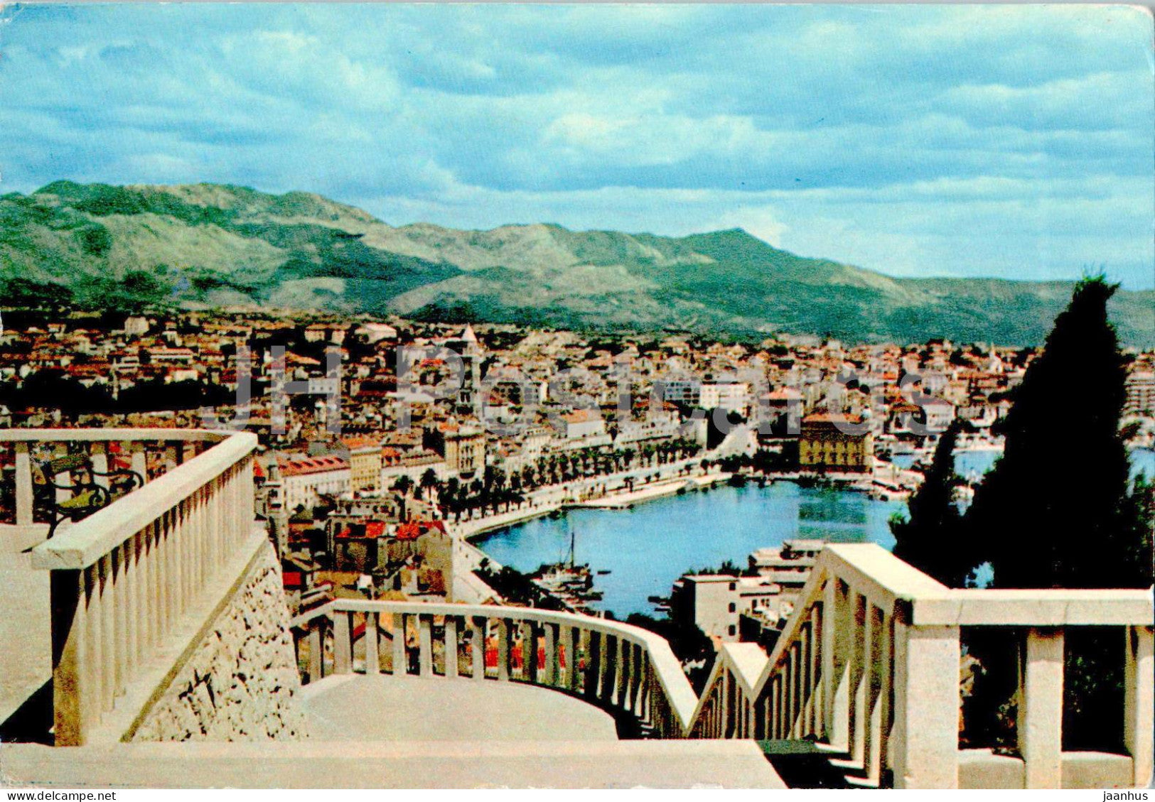Split - panorama - Foto Tehnika - Yugoslavia - Croatia - used - JH Postcards