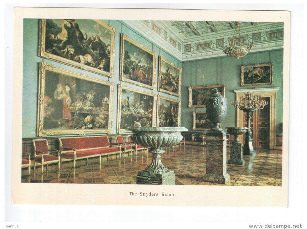 The Snyders Room - Hermitage - St. Petersburg - Leningrad - 1978 - Russia USSR - unused - JH Postcards