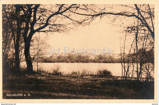 Neuburg a D - old postcard - Germany - used - JH Postcards