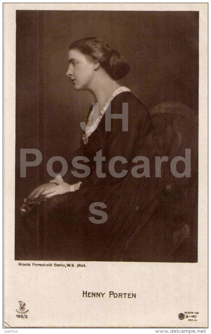 movie actress Henny Porten - film - 169/3 - Germany - unused - JH Postcards