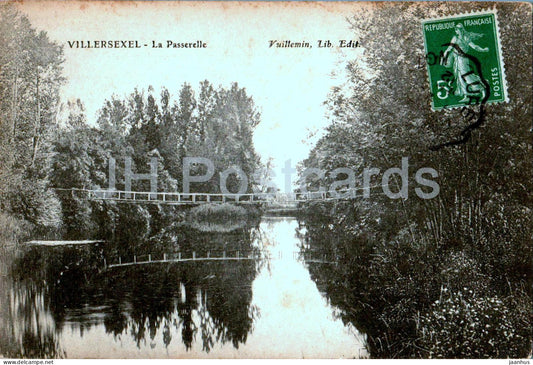 Villersexel - La Passerelle - The Gateway - old postcard - 1912 - France - used - JH Postcards