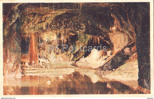 Feengrotten b Saalfeld Thur - Die Heimat der Saalfelder Heilquellen - Marchendom - cave old postcard - Germany - unused - JH Postcards