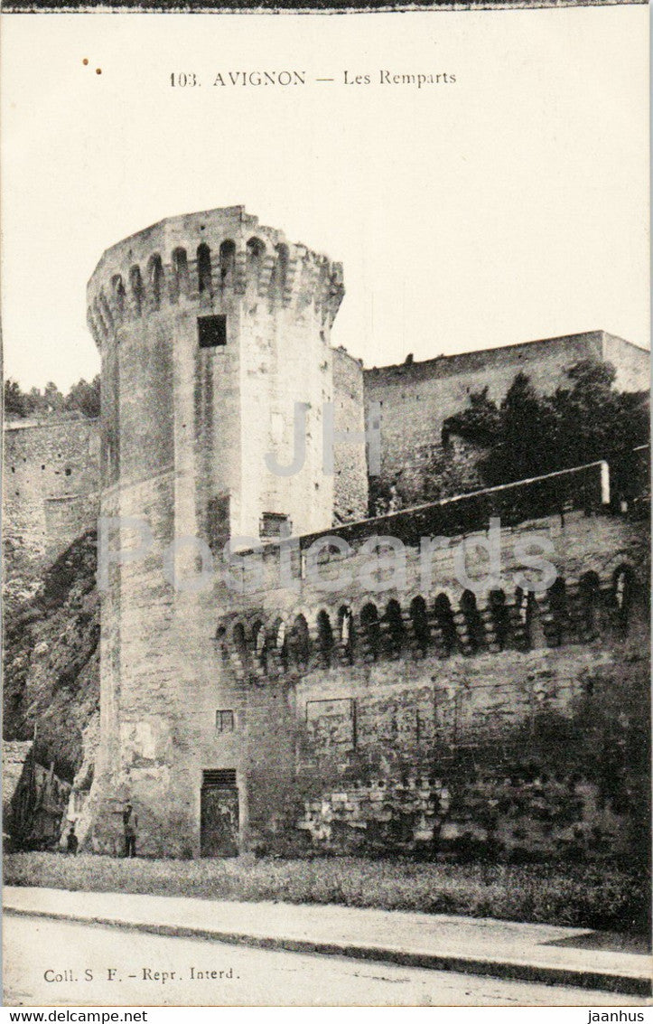 Avignon - Les Remparts - 103 - old postcard - France - unused - JH Postcards