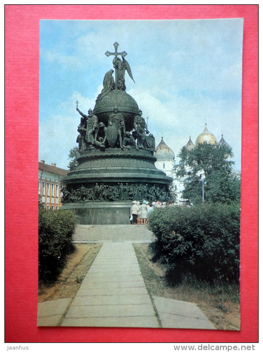 Russias Thousandth Anniversary Memorial - Novgorod - 1971 - USSR Russia - unused - JH Postcards