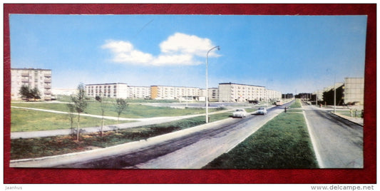 a view of a new Mustamäe residential district - Tallinn - 1967 - Estonia USSR - unused - JH Postcards