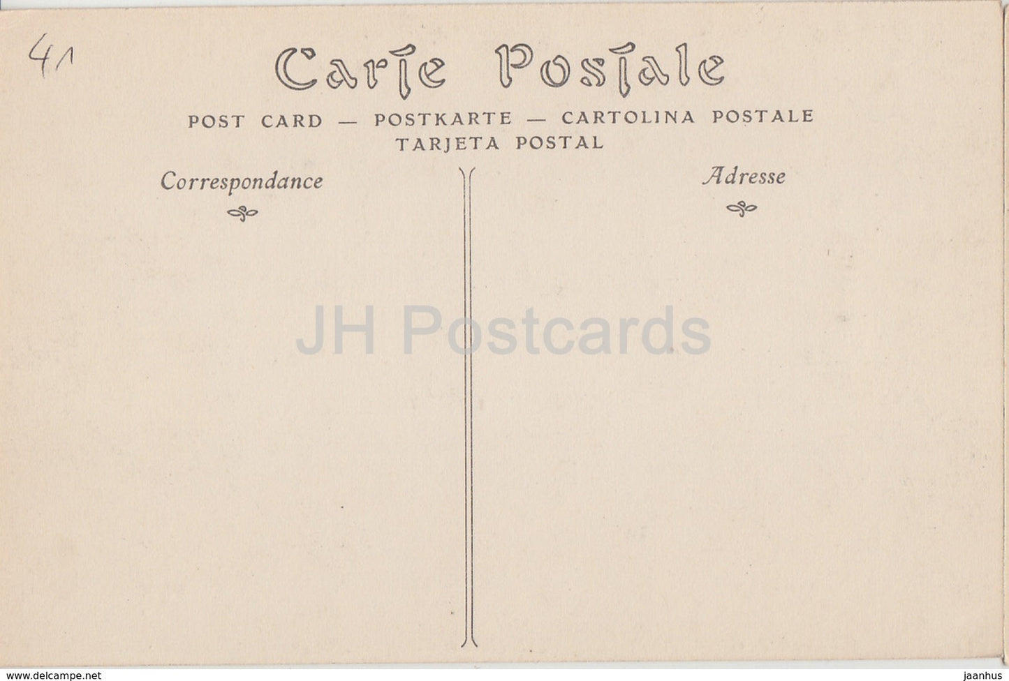 Chateau de Chaumont sur Loire - Aile Gauche - castle - old postcard - France - unused