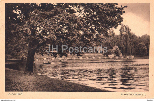 Aachen - Hangeweiher - old postcard - Germany - used - JH Postcards
