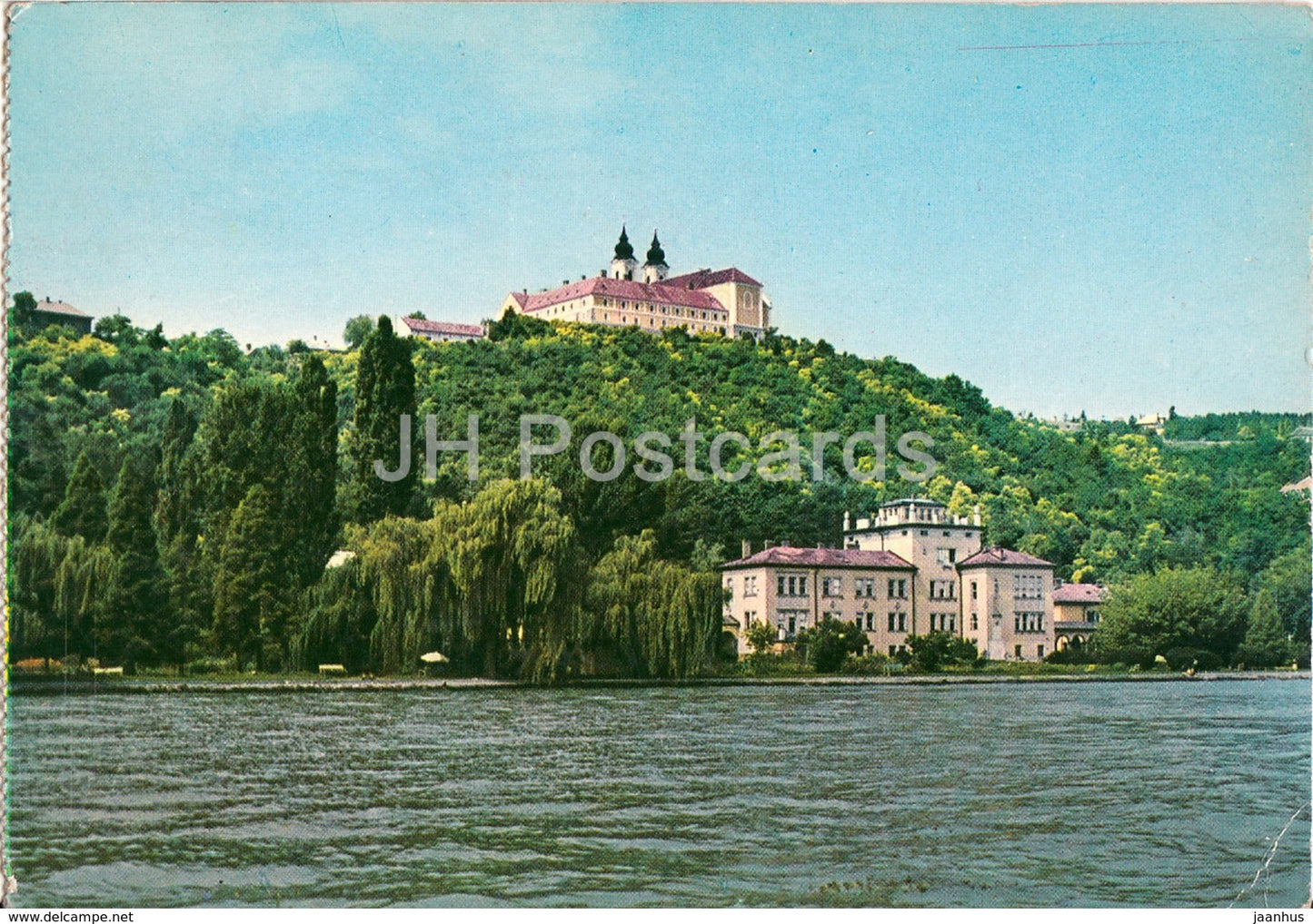 Tihany - view - castle - 1973 - Hungary - used - JH Postcards